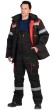 Костюм "АРТ. 10961" зимний: куртка дл., п/комб. черный с красным и СОП-50мм