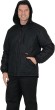 Куртка "АРТ. 17560" мужская, с капюшоном, черная