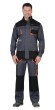 Костюм "АРТ. 16372":длин. куртка, п/к, т.серый с оранжевым и черным