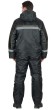 Костюм "АРТ. 17580" зимний: куртка, п/к тёмно-серый с чёрным и СОП