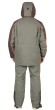 Костюм "АРТ. 10086": куртка, брюки, оливковый с темно-коричневым