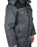 Костюм "АРТ. 51636" зимний: куртка кор., п/комб. тёмно-серый с черным