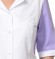 Костюм "АРТ. 10864" женский: куртка, брюки, белый с сиреневым