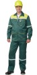 Костюм "АРТ. 10013": куртка, брюки зелёный с жёлтым и СОП 25 мм. тк.CROWN-230