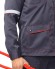 Костюм "АРТ. 10014": куртка, брюки серый с красным и СОП 25 мм. тк.CROWN-230