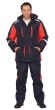 Костюм "АРТ. 10568" зимний: куртка дл.,брюки т.синий с красным и СОП 50 мм