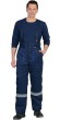 Костюм "АРТ. 10570" зимний: куртка дл.,брюки синий с васильковым и СОП