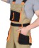 Костюм "АРТ. 18905" длинная куртка, п/к, песочный с оранжевым и черным