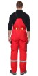 Костюм "АРТ 65096" зимний: куртка, п/к, красный с черным и лимонной отделкой