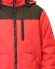 Куртка "АРТ 65108" мужская, с капюшоном. красная с черным тк. Дюспо