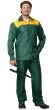Костюм "АРТ. 10027": куртка, брюки зелёный с жёлтым