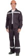 Костюм "АРТ. 54470": куртка, брюки т.коричневый с СОП пл. 320 г/кв.м