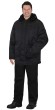 Куртка "АРТ. 58065" зимняя,удлиненная, чёрная