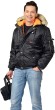 Куртка "АРТ. 10583" мужская укороченная чёрная