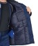 Куртка "АРТ. 10585" мужская с меховым ворот. синий с васильковым и СОП
