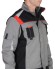 Костюм "АРТ. 15364" : куртка, п/комб ср-серая с черной и красной отделкой