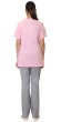 Костюм "АРТ. 53227" женский: блуза, брюки, розовый с серым