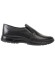 Туфли мужские "АРТ. 50789" на резинке черные эко Кожа