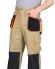 Костюм "АРТ. 19342" брюки, жилет летний песочный с оранжевым и черным