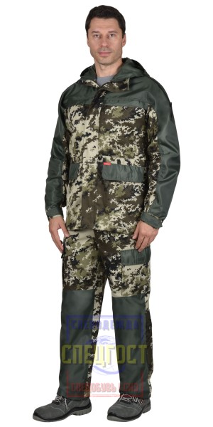 Костюм "АРТ. 19412": куртка, брюки (тк. Кроун) КМФ цв. Пиксель
