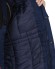 Куртка "АРТ. 10600" дл.,зимняя тёмно-синяя с васильковым