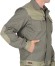 Костюм "АРТ. 15571" летний: куртка кор., брюки, т.оливковый со св. оливковым
