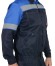 Костюм "АРТ. 15631" куртка, полукомбинезон синий с васильковым и СОП 50мм
