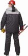 Костюм "АРТ. 10100" зимний: куртка дл., брюки тёмно-серый с серым
