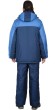 Куртка "АРТ. 10604" дл.,женская синяя с голубым