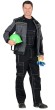 Костюм "АРТ. 17015": куртка, п/к чёрный, цв. темно-серый с лимонным кантом
