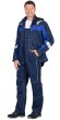 Костюм "АРТ. 15672" летний :куртка, п/к синий с васильковым тк.Rodos (245 гр/кв.м)