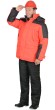 Костюм "АРТ. 10910" зимний: куртка дл., брюки красный с черным