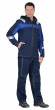 Костюм "АРТ. 15696" летний: куртка, брюки синий с васильковым тк.Rodos (245 гр/кв.м)
