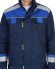 Куртка "АРТ. 10062" темно-синий с васильковой и чер. отд