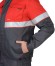 Костюм "АРТ. 15745" летний: куртка, п/комб. серый с красным и СОП