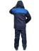 Костюм "АРТ. 52810" зимний куртка, п/к синий с васильком тк. Оксфорд