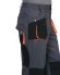 Костюм "АРТ. 51169" брюки, жилет т.серые с оранжевым и черным