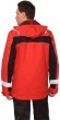 Куртка "АРТ. 18156" красная с черным и СОП тк.Rodos (245 гр/кв.м)