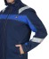 Куртка "АРТ. 18168" синяя с васильковым и СОП тк.Rodos (245 гр/кв.м)
