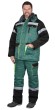 Костюм "АРТ. 53407" зим: куртка дл., п/к. зеленый с черным и СОП-50мм