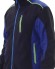 Куртка флисовая "АРТ. 56170" синяя с васильковым (ЧЗ)