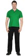 Рубашка-поло "АРТ. 59225" короткие рукава св.зеленая, рукав с манжетом, пл.180 г/кв.м.