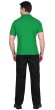 Рубашка-поло "АРТ. 59225" короткие рукава св.зеленая, рукав с манжетом, пл.180 г/кв.м.