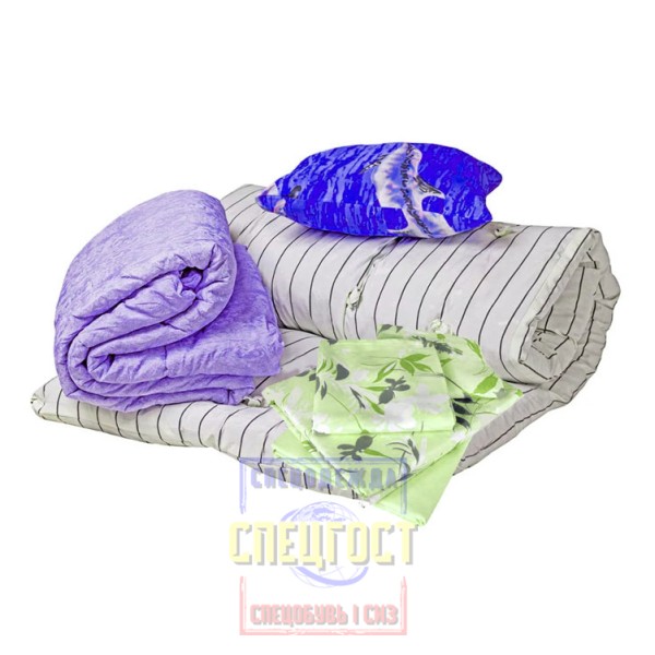 Матрас тик, одеяло, подушка, белье "АРТ. 10536"