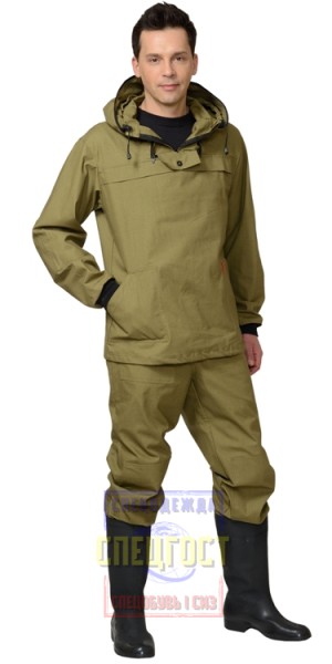Костюм противоэнцефалитный "АРТ. 10831" куртка дл.,брюки (п-но палаточное) хаки