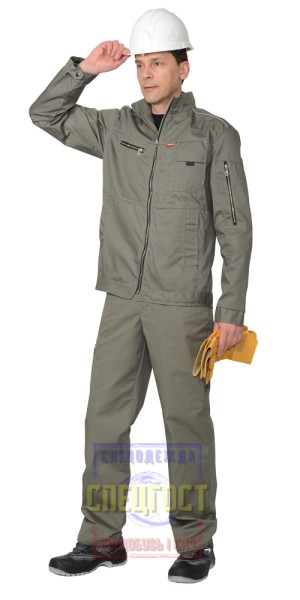 Костюм "АРТ. 10288": куртка,п/к, цв.оливковый