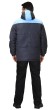 Куртка "АРТ. 53681" мужская, сине-серая со св. голубым