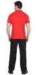 Рубашка-поло "АРТ. 59261" короткие рукава красная, рукав с манжетом, пл.180 г/кв.м.