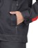 Костюм "АРТ. 16072" жен. летний: куртка, брюки т.серый со светло-серым