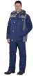 Костюм "АРТ. 58439" зимний: куртка, брюки т.синий со ср.серым
